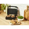 Kontaktgrill Tefal Inicio Compact GC270D10 — ristkülikukujuline 1000W, restipealne, must/roostevaba teras