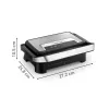 Kontaktgrill Tefal Inicio Compact GC270D10 — ristkülikukujuline 1000W, restipealne, must/roostevaba teras