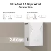 Võrgusaate- ja vastuvõtuseade TP‑LINK BE3600 2882 Mbit/s, kaheriba 2,4/5 GHz, 1× RJ‑45, valge