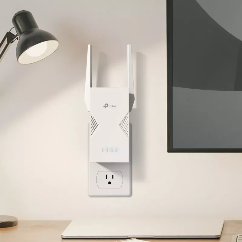 Võrgusaate- ja vastuvõtuseade TP‑LINK BE3600 2882 Mbit/s, kaheriba 2,4/5 GHz, 1× RJ‑45, valge