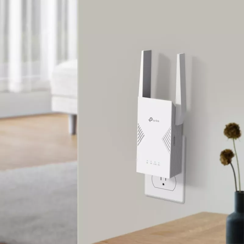 Võrgusaate- ja vastuvõtuseade TP‑LINK BE3600 2882 Mbit/s, kaheriba 2,4/5 GHz, 1× RJ‑45, valge