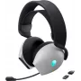Alienware AW725H kõrvaklapid, juhtmega ja juhtmevaba, peavõruga, mängude jaoks, USB Type-C, Bluetooth, must, valge