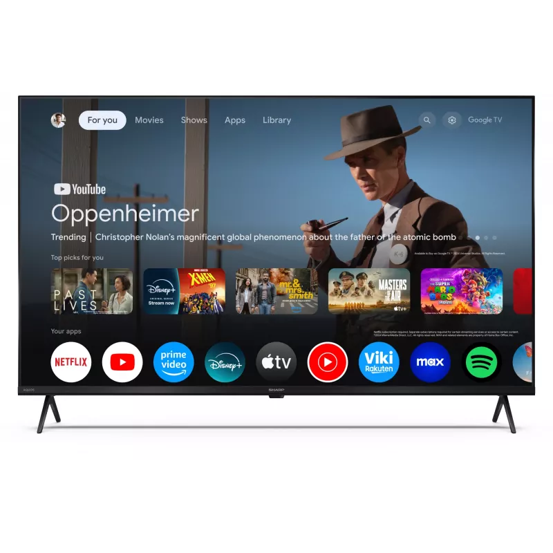 Sharp 43HP5265E TV 109,2 cm (43 tolli) 4K Ultra HD Smart TV Wi-Fi Must