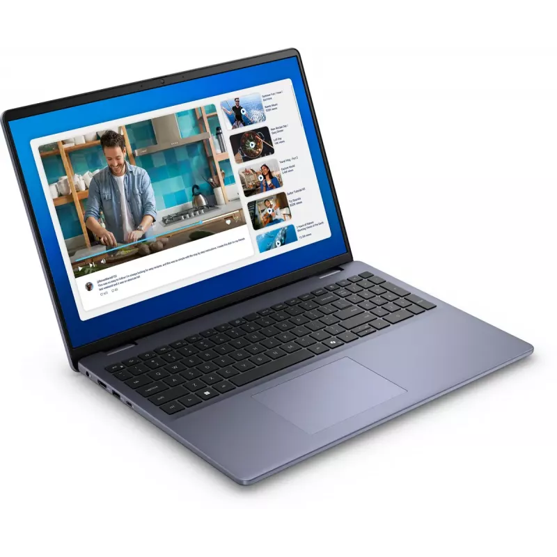 DELL DC16251 Intel Core 7 150U sülearvuti 40,6 cm (16 tolli) Full HD+ 16 GB DDR5-SDRAM 512 GB SSD Wi-Fi 6E (802.11ax) Ubuntu Linux sinine