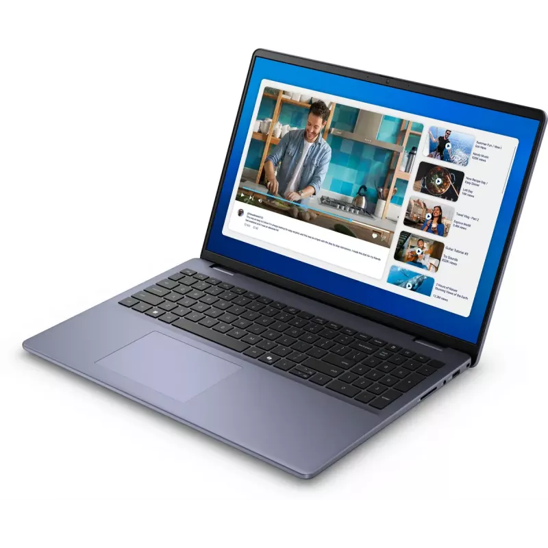 DELL DC16251 Intel Core 7 150U sülearvuti 40,6 cm (16 tolli) Full HD+ 16 GB DDR5-SDRAM 512 GB SSD Wi-Fi 6E (802.11ax) Ubuntu Linux sinine