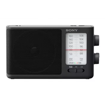 Sony ICF506 raadio Kaasaskantav Must