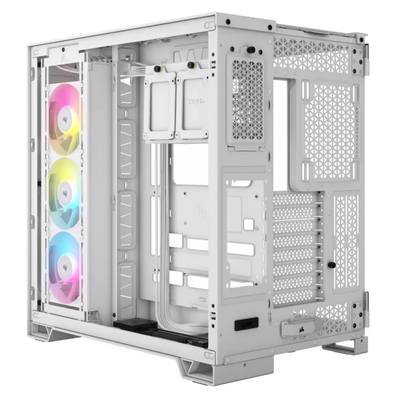 CORSAIR arvutikorpus - Icue Link 6500x RGB keskmise torniga kahekambriline valge