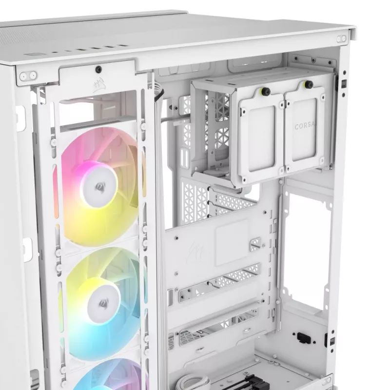 CORSAIR arvutikorpus - Icue Link 6500x RGB keskmise torniga kahekambriline valge