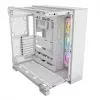 CORSAIR arvutikorpus - Icue Link 6500x RGB keskmise torniga kahekambriline valge