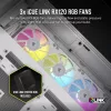 CORSAIR arvutikorpus - Icue Link 6500x RGB keskmise torniga kahekambriline valge