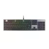 GENESIS Thor 420 RGB klaviatuur Gaming USB QWERTY US International Hõbedane