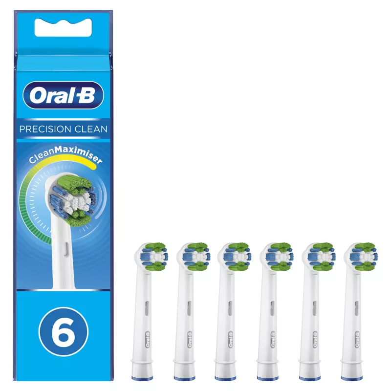 Oral-B Precision Clean 80339528 hambaharjapea 6 tk Valge