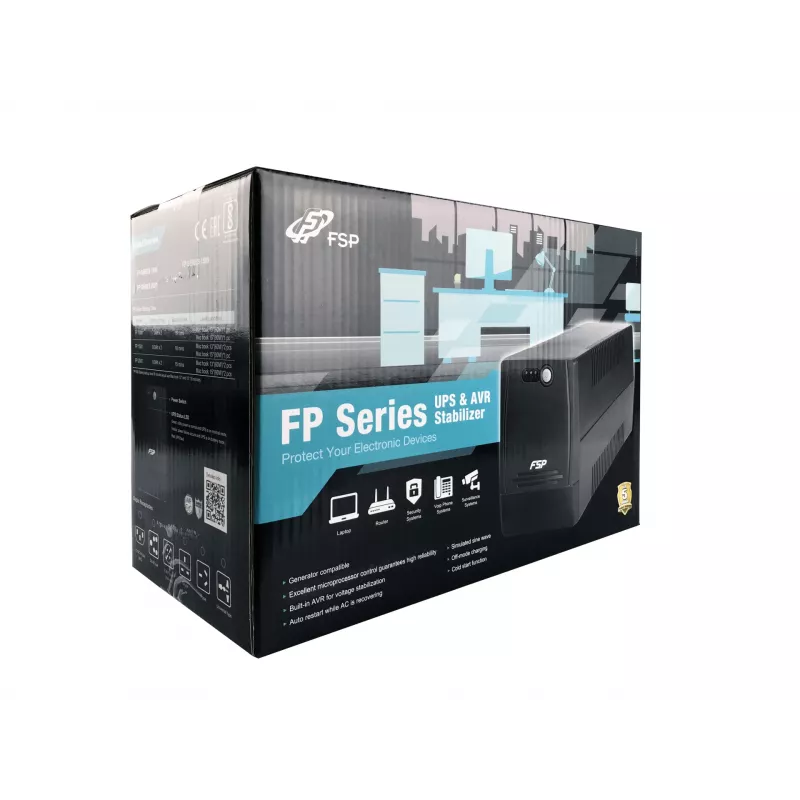 FSP FP 1500 katkematu toiteallikas (UPS) Line-Interactive 1,5 kVA 900 W 4 vahelduvvoolupistikut