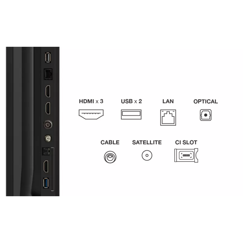 TCL T69C 85T69C teler 2.16 m (85 tolli) 4K Ultra HD Smart TV Wi-Fi must