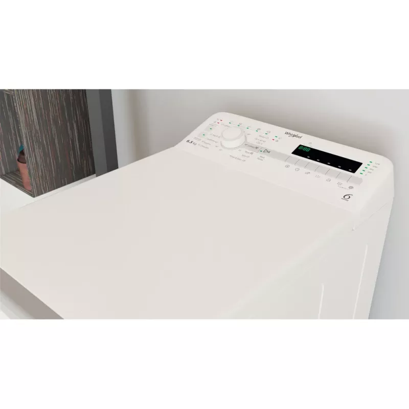 Whirlpool TDLR 65230SS EU/N pesumasin, pealtlaetav, 6,5 kg, 1151 p/min, valge
