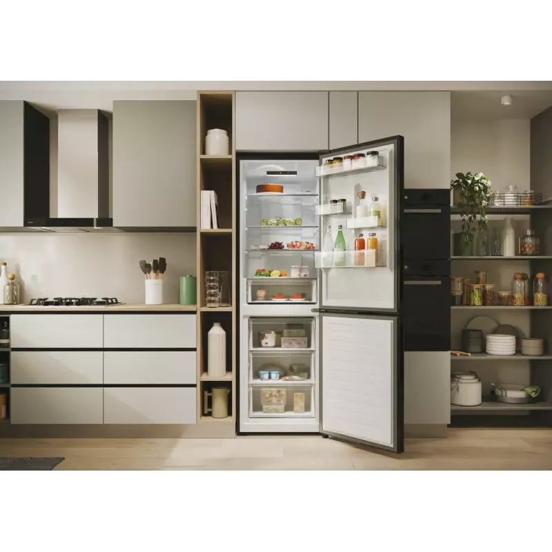 Külmik Candy Fresco ECN2CQTEB186 355 L Must No Frost