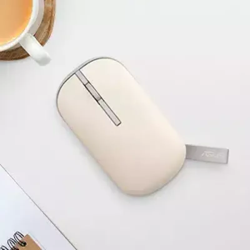 ASUS Marshmallow MD100 hiir kontorile, kahekäeline, RF-juhtmevaba + Bluetooth, optiline, 1600 DPI