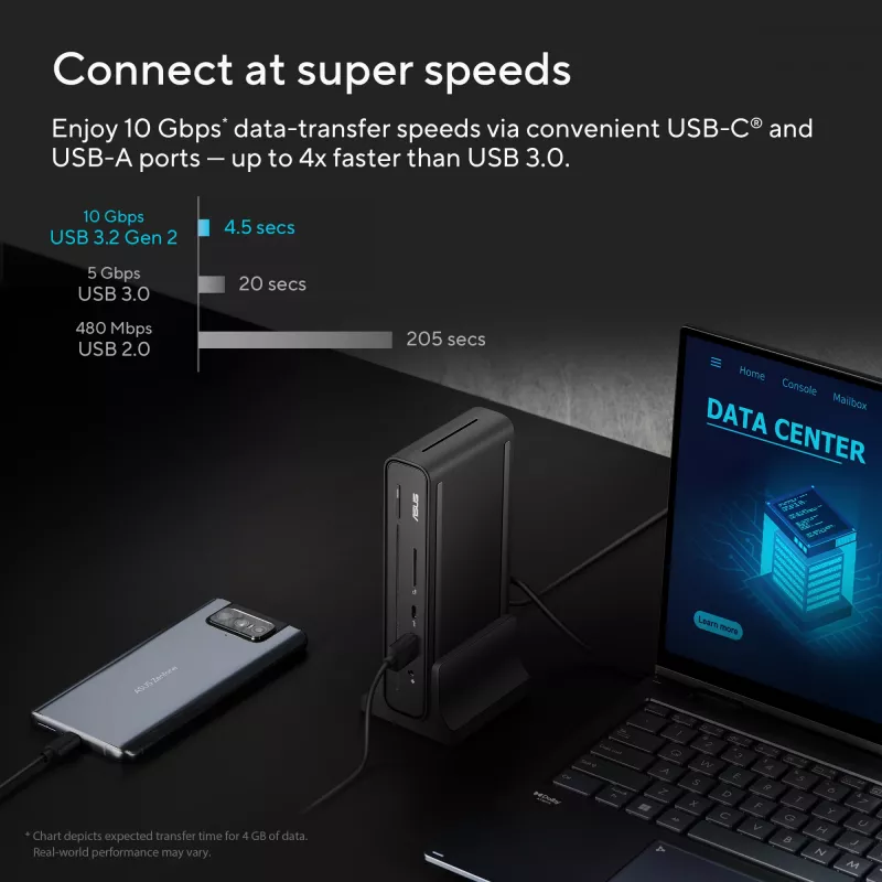 ASUS Triple Display USB-C Dock DC300 dokkimisjaam USB 3.2 Gen 2 (3.1 Gen 2) Type-C must