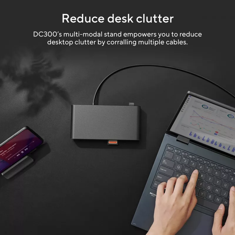 ASUS Triple Display USB-C Dock DC300 dokkimisjaam USB 3.2 Gen 2 (3.1 Gen 2) Type-C must