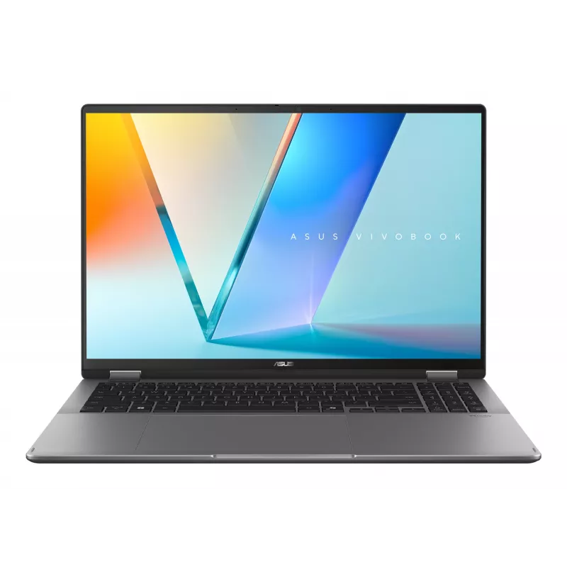 ASUS Vivobook 16 Flip TP3607SA-RJ033W Copilot+ PC Intel Core Ultra 7 256V Hübriid (2-in-1) 40,6 cm (16 tolli) Puuteekraan 3K 16 GB LPDDR5x-SDRAM 1 TB SSD Wi-Fi 7 (802.11be) Windows 11 Home Must, Hall