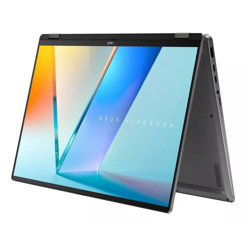 ASUS Vivobook 16 Flip TP3607SA-RJ033W Copilot+ PC Intel Core Ultra 7 256V Hübriid (2-in-1) 40,6 cm (16 tolli) Puuteekraan 3K 16 GB LPDDR5x-SDRAM 1 TB SSD Wi-Fi 7 (802.11be) Windows 11 Home Must, Hall