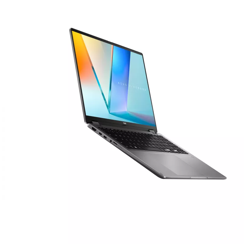 ASUS Vivobook 16 Flip TP3607SA-RJ033W Copilot+ PC Intel Core Ultra 7 256V Hübriid (2-in-1) 40,6 cm (16 tolli) Puuteekraan 3K 16 GB LPDDR5x-SDRAM 1 TB SSD Wi-Fi 7 (802.11be) Windows 11 Home Must, Hall