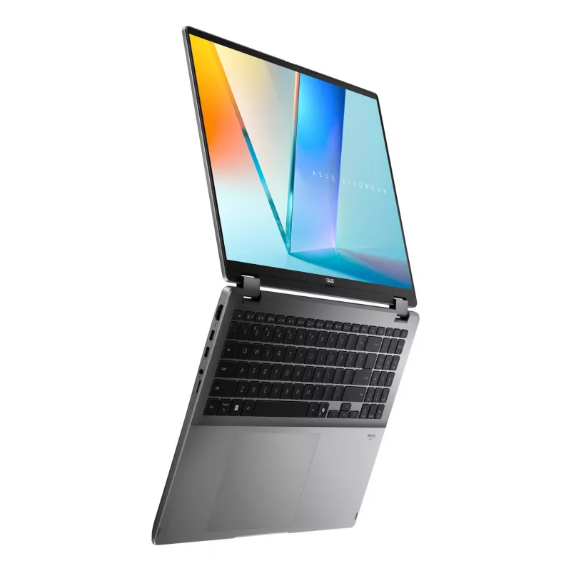 ASUS Vivobook 16 Flip TP3607SA-RJ033W Copilot+ PC Intel Core Ultra 7 256V Hübriid (2-in-1) 40,6 cm (16 tolli) Puuteekraan 3K 16 GB LPDDR5x-SDRAM 1 TB SSD Wi-Fi 7 (802.11be) Windows 11 Home Must, Hall