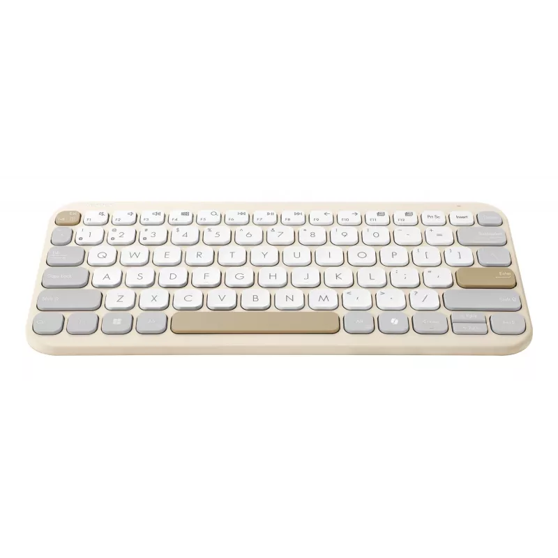 Juhtmeta Bluetooth-klaviatuur ASUS Marshmallow KW100 — USA paigutus, kaerapiim