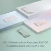Juhtmeta Bluetooth-klaviatuur ASUS Marshmallow KW100 — USA paigutus, kaerapiim