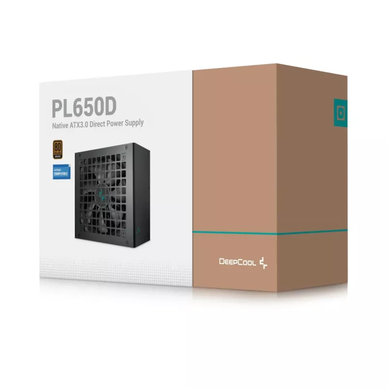 DEEPCOOL PL650D toiteplokk 650 W 20+4 pin ATX - valge