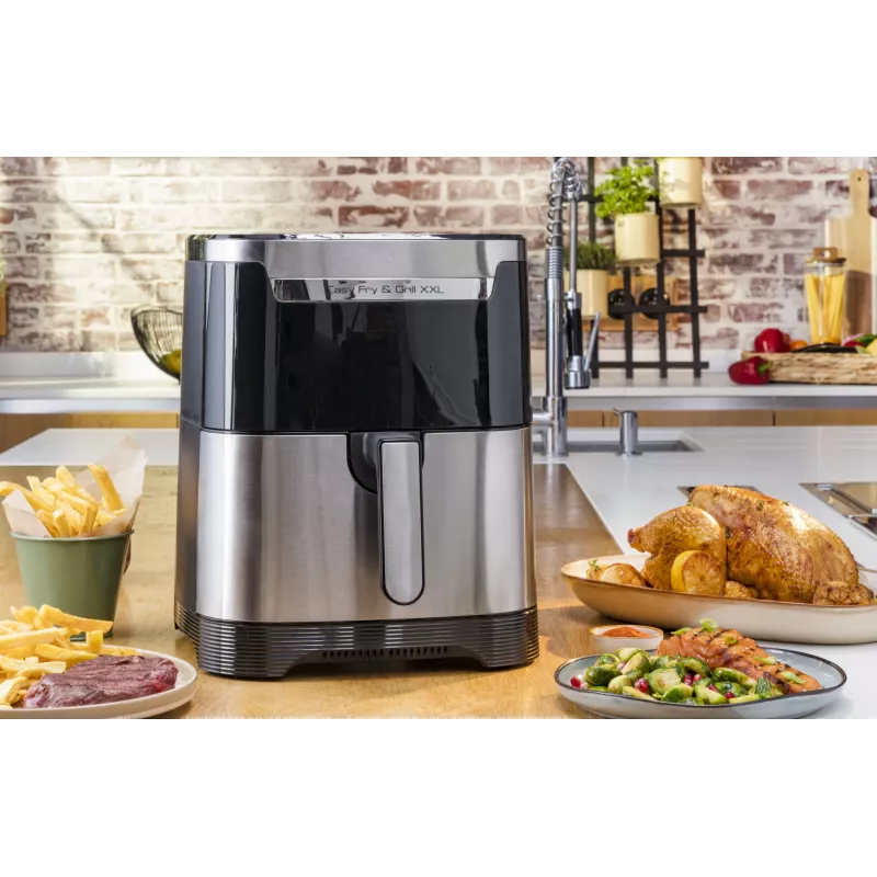 Tefal Easy Fry & Grill EY801D 6,5 L eraldiseisev 1650 W kuumaõhufritüür roostevaba teras