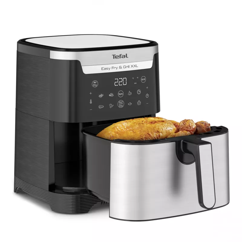 Tefal Easy Fry & Grill EY801D 6,5 L eraldiseisev 1650 W kuumaõhufritüür roostevaba teras