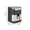Tefal Easy Fry & Grill EY801D 6,5 L eraldiseisev 1650 W kuumaõhufritüür roostevaba teras