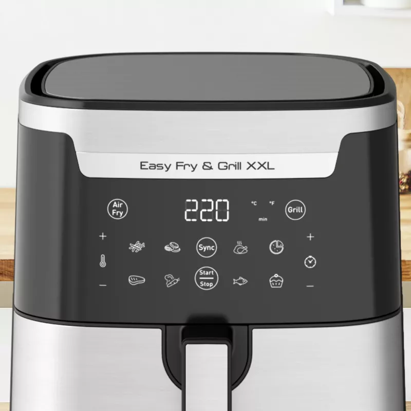 Tefal Easy Fry & Grill EY801D 6,5 L eraldiseisev 1650 W kuumaõhufritüür roostevaba teras