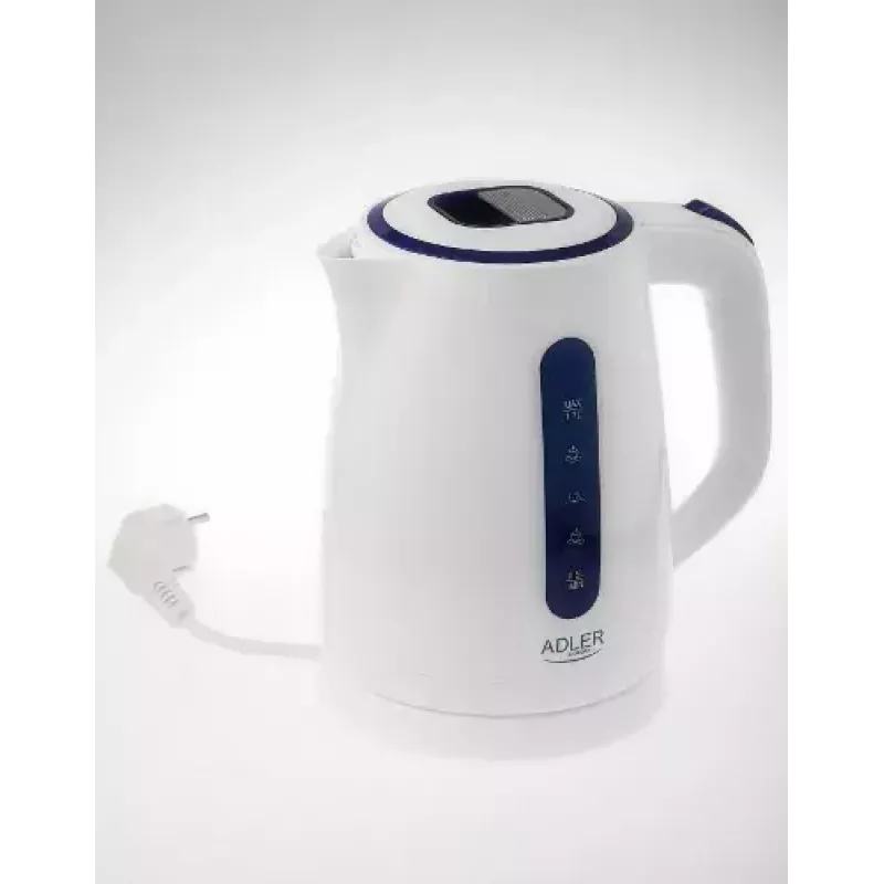 Elektriline veekeetja Adler 1,7 L 2200 W Sinine Valge