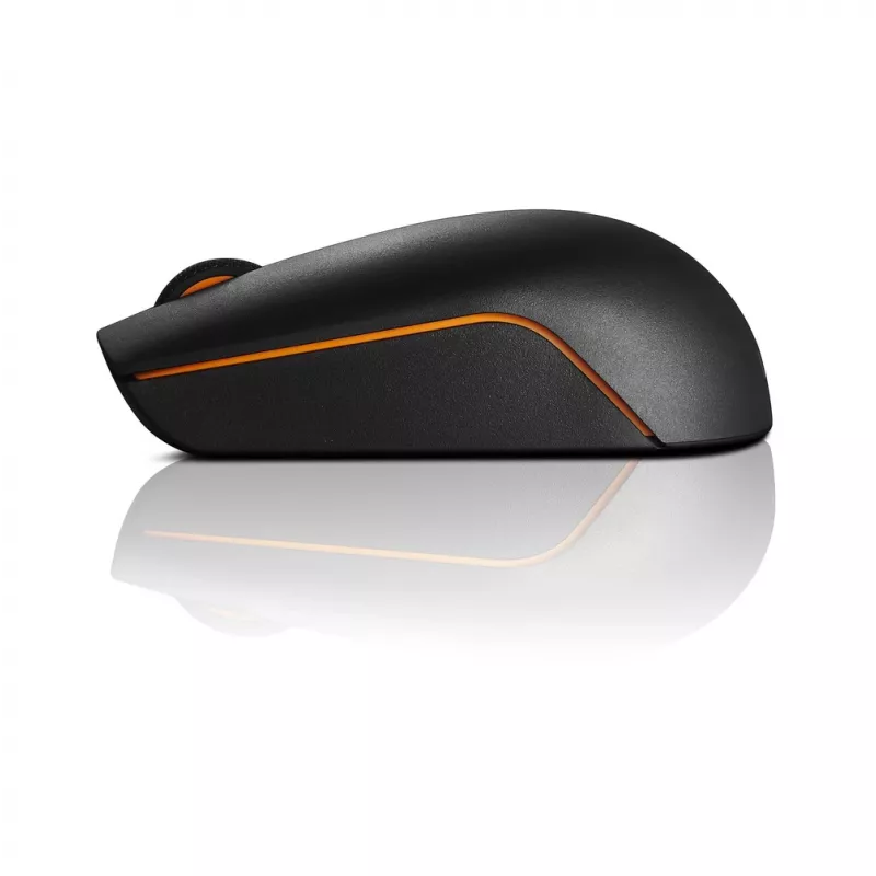 Lenovo Wireless Compact hiir 300 Must, 1000 DPI, 2,4 GHz
