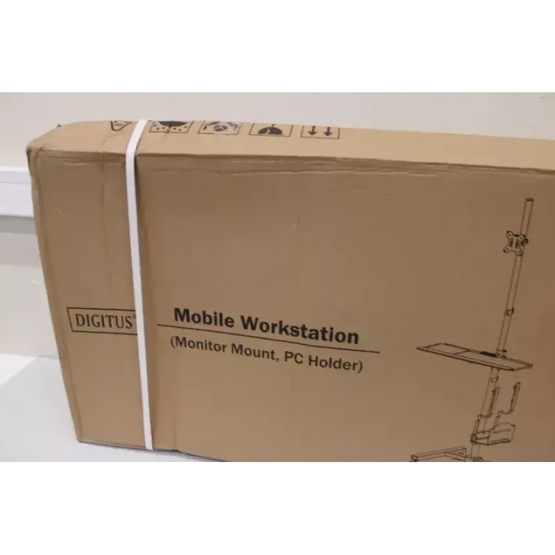 Monitor mount and PC holder DIGITUS DA-90374 — height-adjustable for 17–32 inch displays