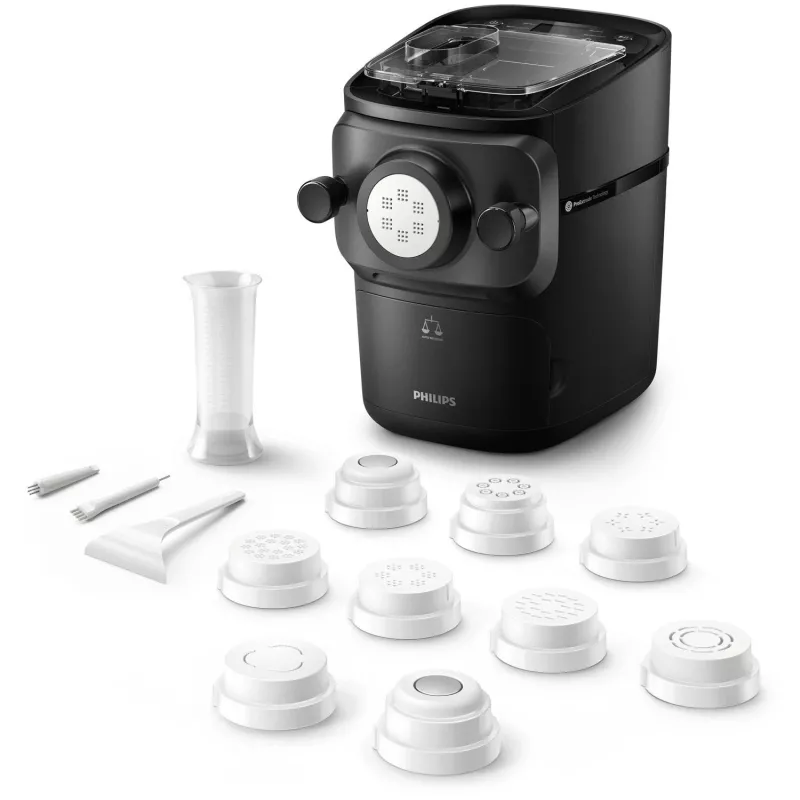 Nuudlimasin Philips 7000 series HR2665/96 — 200 W, 220–240 V, kompaktne metallist/plastikust, 229×327×322 mm