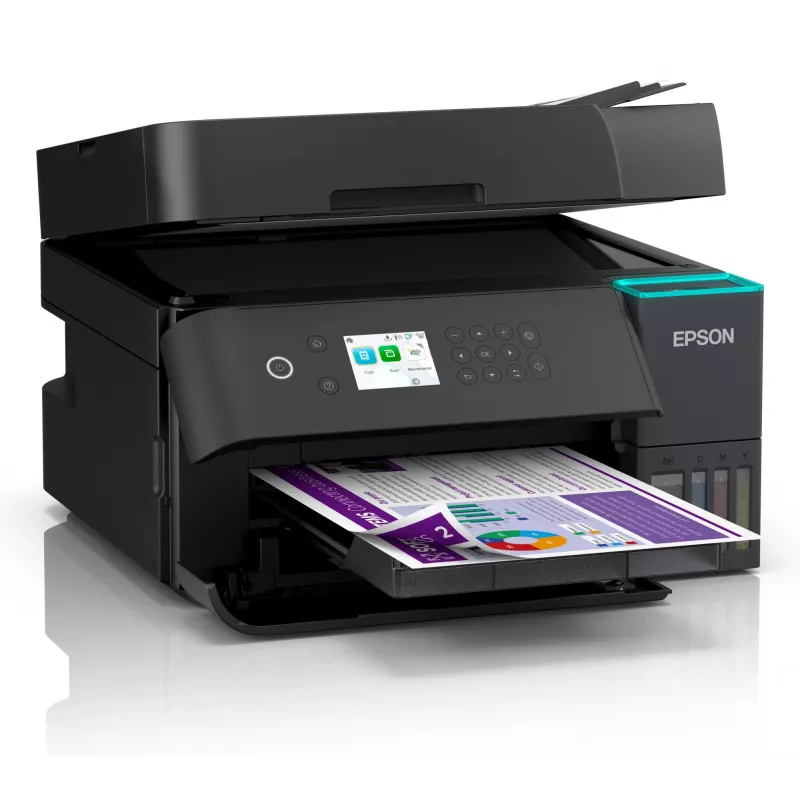 Multifunktsionaalne tindiprinter Epson EcoTank L6370 — värviline, A4, 4800x1200 DPI, Wi‑Fi, Ethernet