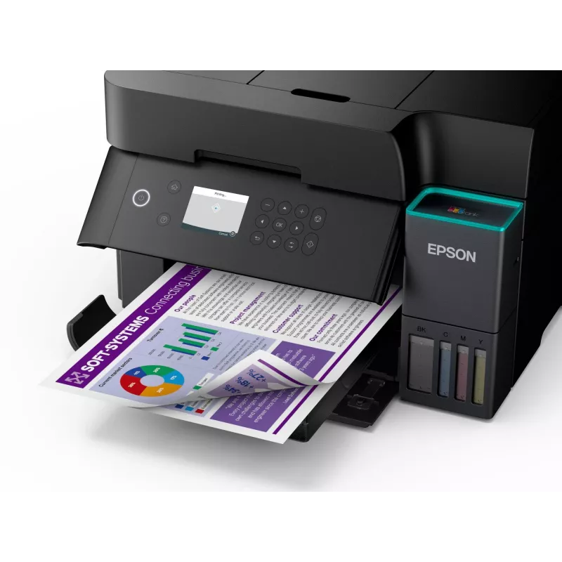 Multifunktsionaalne tindiprinter Epson EcoTank L6370 — värviline, A4, 4800x1200 DPI, Wi‑Fi, Ethernet
