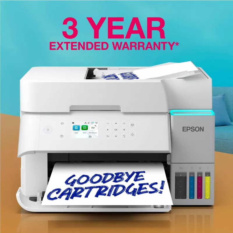 Multifunktsionaalne tindiprinter Epson EcoTank L6376 — Värviline, A4, 4800 x 1200 DPI, 35 ppm, Wi‑Fi, Ethernet, Dupleks