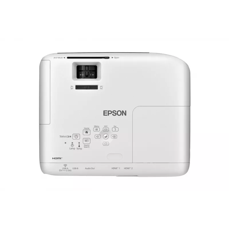 Projektor Epson EB-FH08 3600 ANSI luumenit 3LCD 1080p, 16:9, lamp, 2,7 kg, HDMIx2