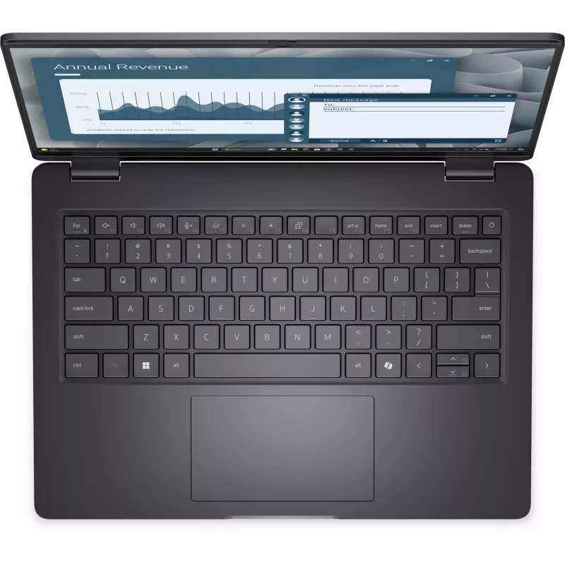 DELL Pro 14 PC14255 AMD Ryzen™ 5 220 Sülearvuti 35,6 cm (14 tolli) Full HD+ 16 GB DDR5-SDRAM 512 GB SSD Wi-Fi 6E (802.11ax) Windows 11 Pro Must