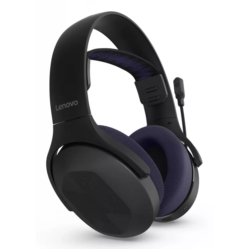 Lenovo Legion H410 kõrvaklapid traadita peakomplekt mängimiseks USB USB-C Bluetooth must, lilla