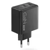 Mobiilseadme laadija Lenovo G0A6065BEU — Universaalne sise-vahelduvvoolulaadija, 2× USB-C, 100–240 V, 1,5 m kaabel, must