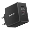 Mobiilseadme laadija Lenovo G0A6065BEU — Universaalne sise-vahelduvvoolulaadija, 2× USB-C, 100–240 V, 1,5 m kaabel, must