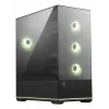 PC-korpus MSI MAG PANO 110R PZ Midi Tower — karastatud klaas, ATX, 3x120mm esiventilaatorid, USB-C, toetab 360mm radiaatoreid
