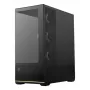 PC-korpus MSI MAG PANO 110R PZ Midi Tower — karastatud klaas, ATX, 3x120mm esiventilaatorid, USB-C, toetab 360mm radiaatoreid