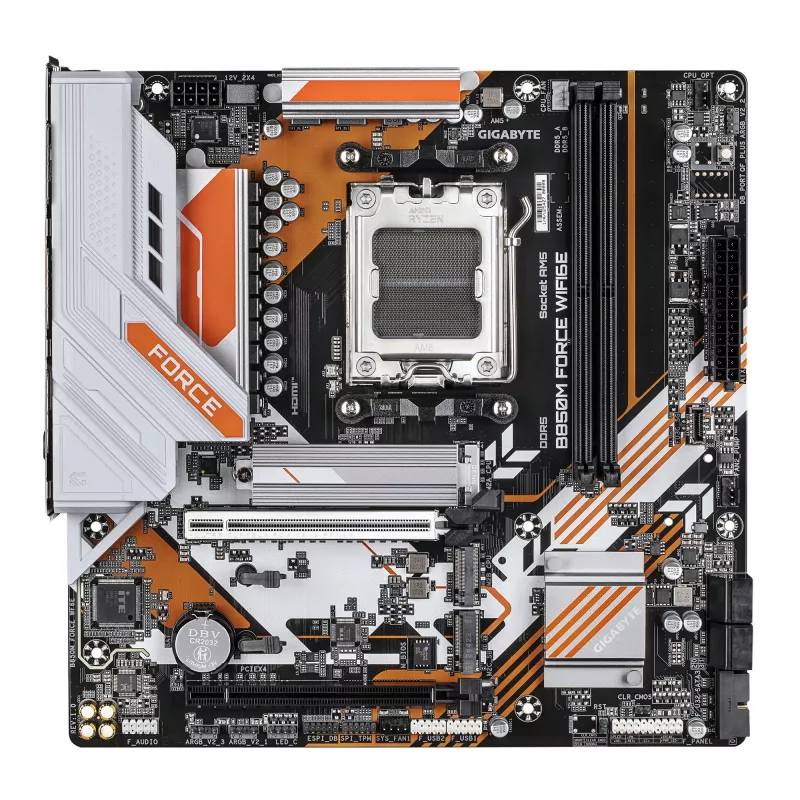 Emaplaat GIGABYTE B850M FORCE WIFI6E, AMD B850, Socket AM5, Micro ATX