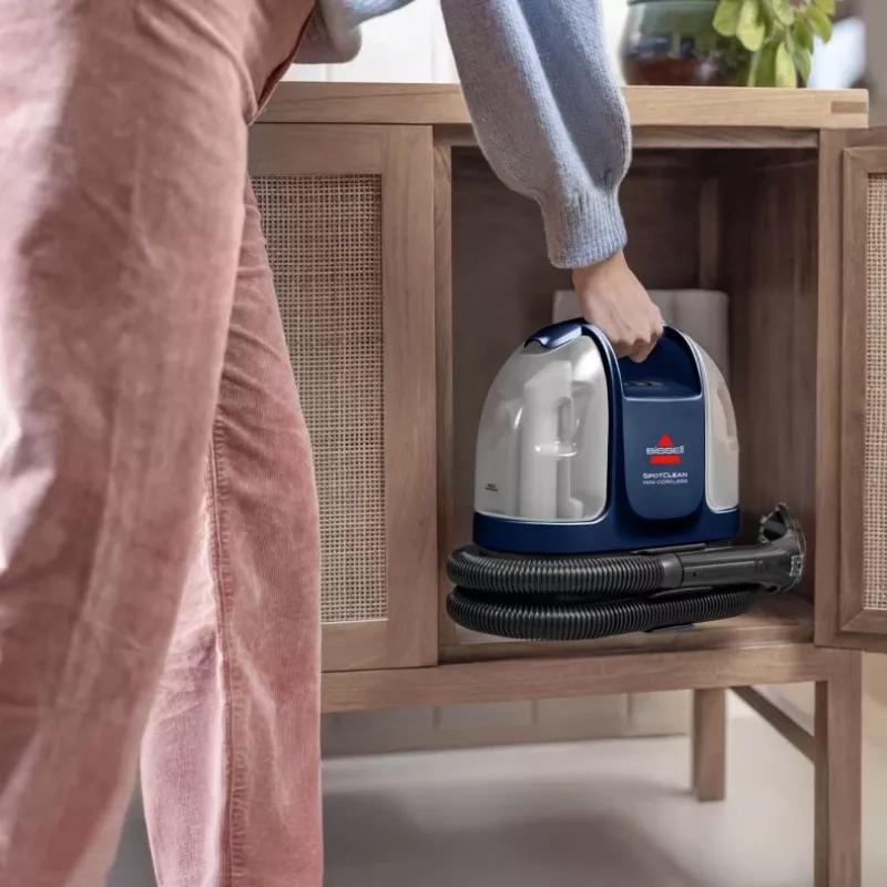 Bissell SpotClean Mini juhtmevaba vaibapuhastusseade Käeshoitav Must, Sinine